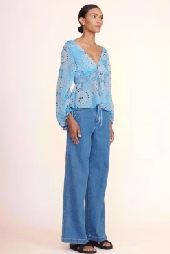 CLOTHING STAUD -SHELBY TOP - SHALLOW WHIRLPOOL