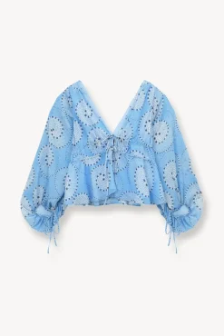 CLOTHING STAUD -SHELBY TOP - SHALLOW WHIRLPOOL