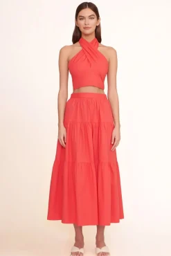 CLOTHING STAUD -SMOCKED KAI TOP - HIBISCUS