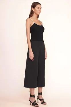 CLOTHING STAUD -SOLEIL TOP - BLACK WHITE