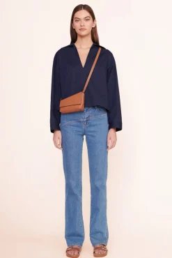 HANDBAGS STAUD - ACUTE CROSSBODY BAG TAN