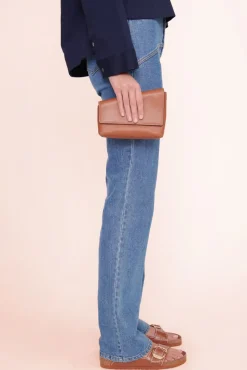 HANDBAGS STAUD - ACUTE CROSSBODY BAG TAN