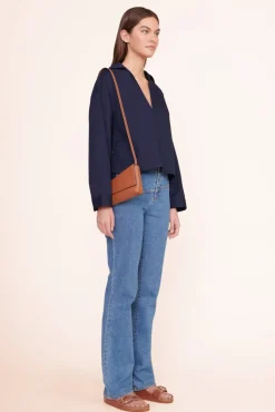 HANDBAGS STAUD - ACUTE CROSSBODY BAG TAN