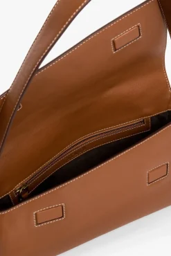 HANDBAGS STAUD - ACUTE SHOULDER BAG TAN