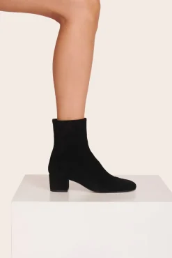SHOES STAUD - AIMEE SHORT BOOT BLACK SUEDE