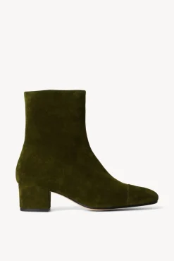 SHOES STAUD - AIMEE SHORT BOOT OLIVE SUEDE