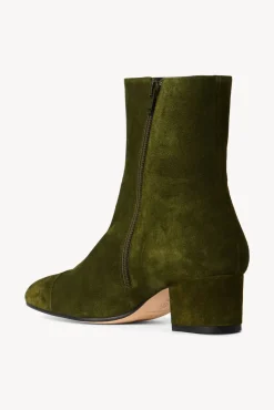 SHOES STAUD - AIMEE SHORT BOOT OLIVE SUEDE