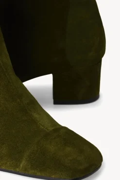SHOES STAUD - AIMEE SHORT BOOT OLIVE SUEDE
