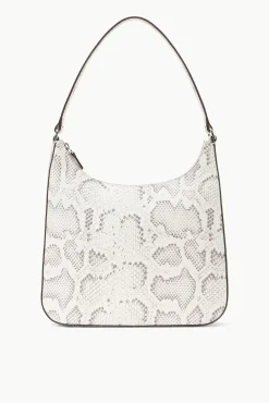 HANDBAGS STAUD - ALEC BAG SNAKE EMBOSSED BLEACHED