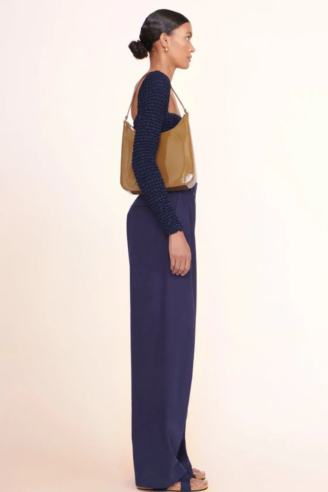 HANDBAGS STAUD - ALEC BAG PATENT ROSEMARY