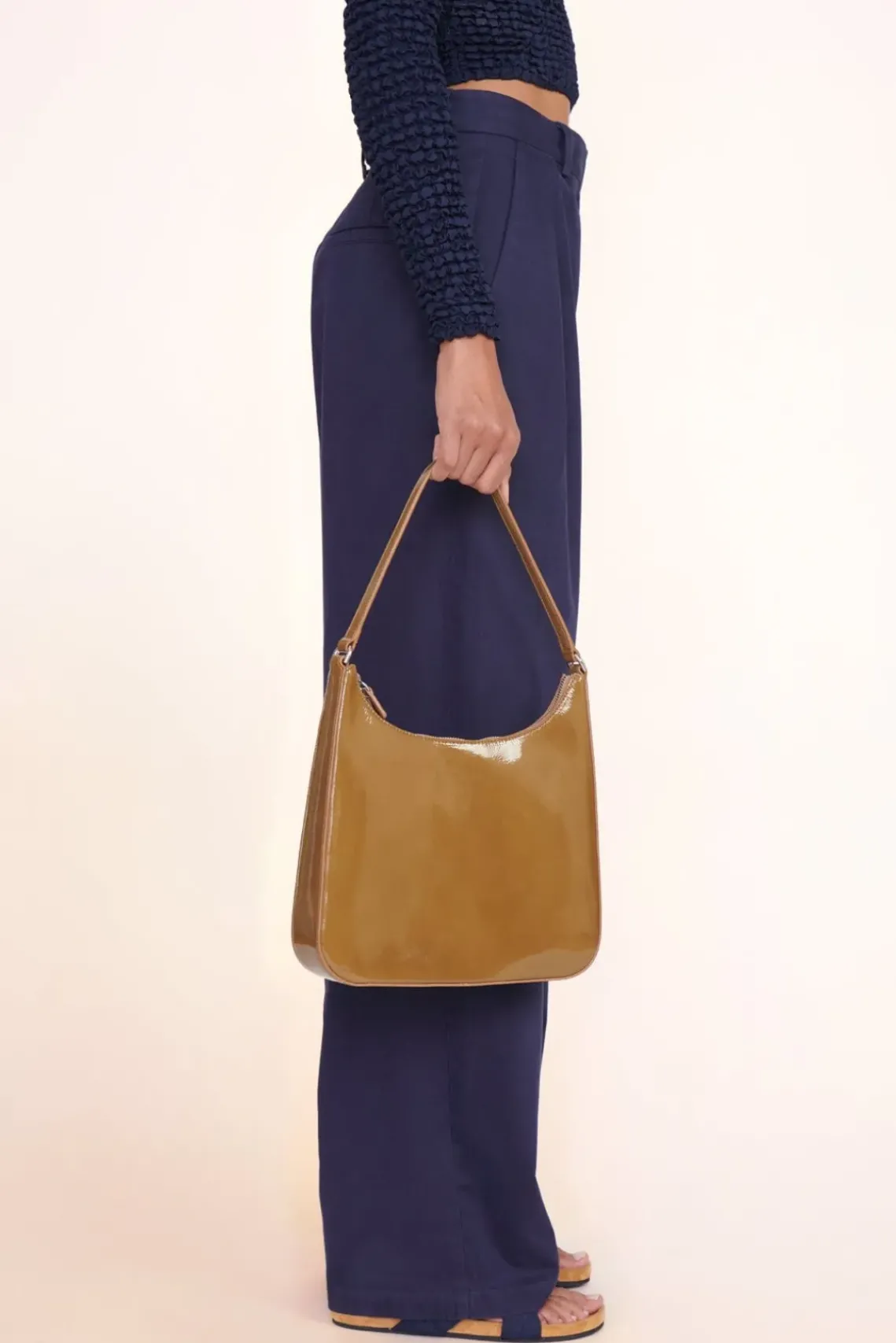 HANDBAGS STAUD - ALEC BAG PATENT ROSEMARY