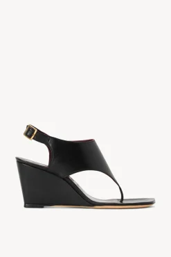 SHOES STAUD - ALEX WEDGE BLACK