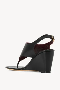 SHOES STAUD - ALEX WEDGE BLACK
