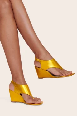 SHOES STAUD - ALEX WEDGE GOLD