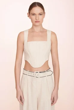 CLOTHING STAUD - ALICE TOP NATURAL