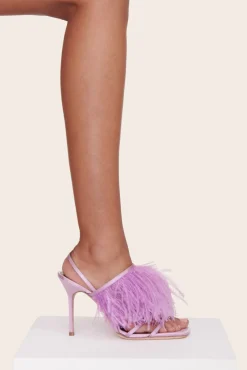 SHOES STAUD - ANISE FEATHER HEEL LILAC