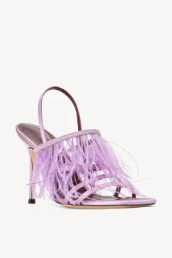 SHOES STAUD - ANISE FEATHER HEEL LILAC