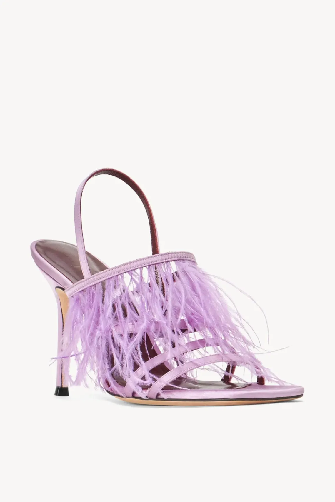 SHOES STAUD - ANISE FEATHER HEEL LILAC