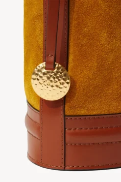 HANDBAGS STAUD - ANITA BUCKET BAG OCHER TAN