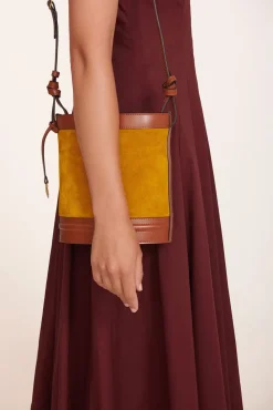 HANDBAGS STAUD - ANITA BUCKET BAG OCHER TAN