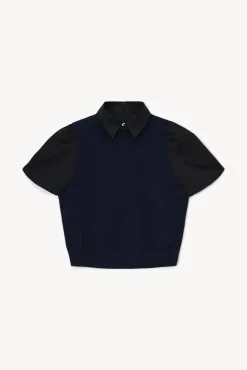 CLOTHING STAUD - ARYA TOP NAVY BLACK