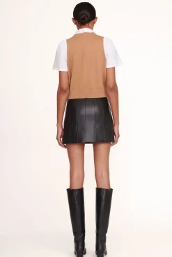 CLOTHING STAUD - ARYA TOP TAN WHITE