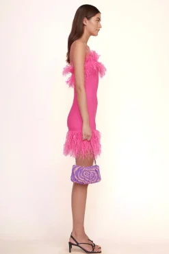 HANDBAGS STAUD - BEADED BEAN BAG AMETHYST ACID SWIRL