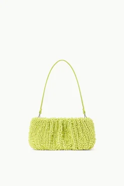 HANDBAGS STAUD - BEADED BEAN BAG CITRON
