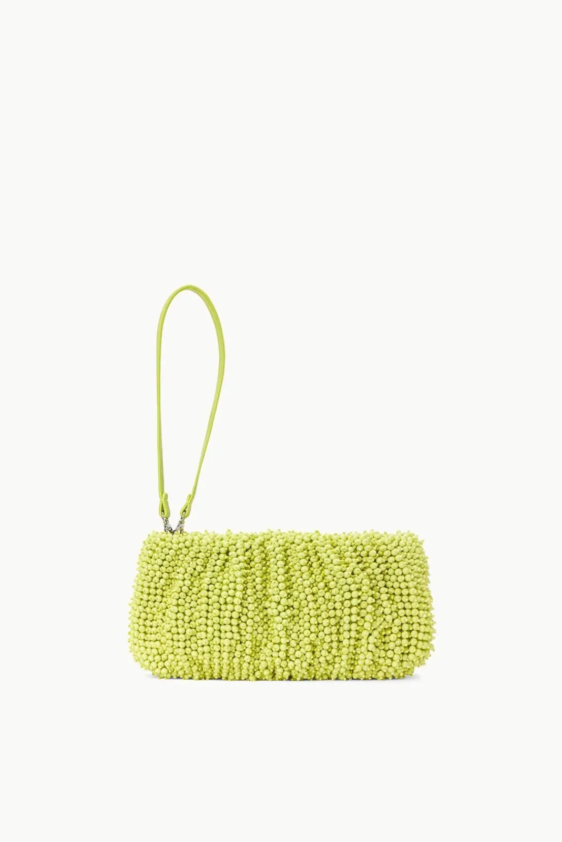 HANDBAGS STAUD - BEADED BEAN BAG CITRON