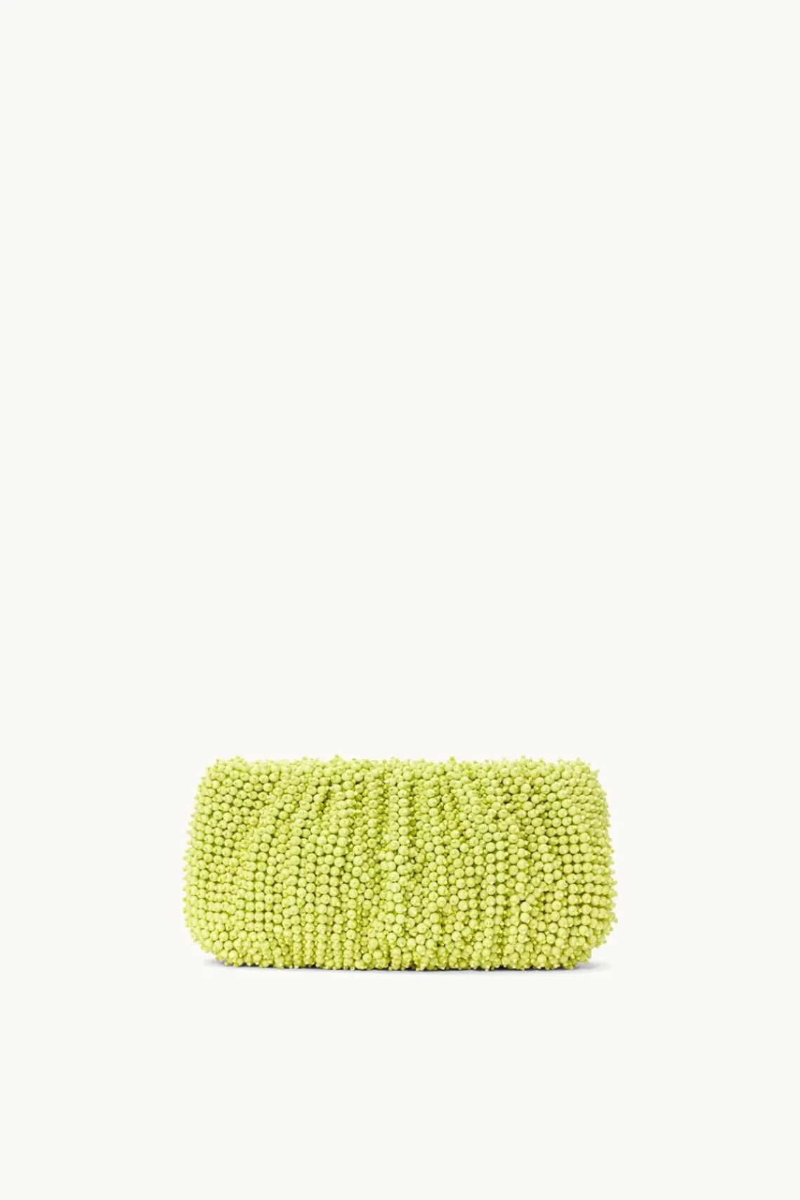 HANDBAGS STAUD - BEADED BEAN BAG CITRON