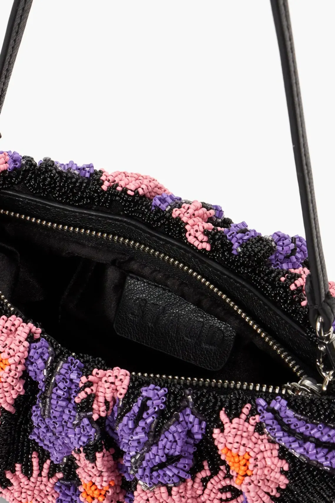 HANDBAGS STAUD - BEADED BEAN BAG QUARTZ ACID FLORAL