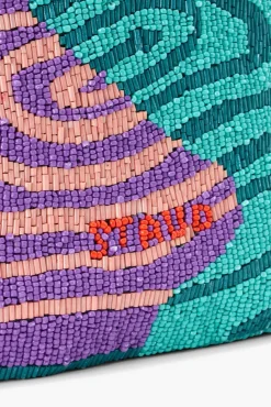 HANDBAGS STAUD - BEADED COTE BAG ACID SWIRL