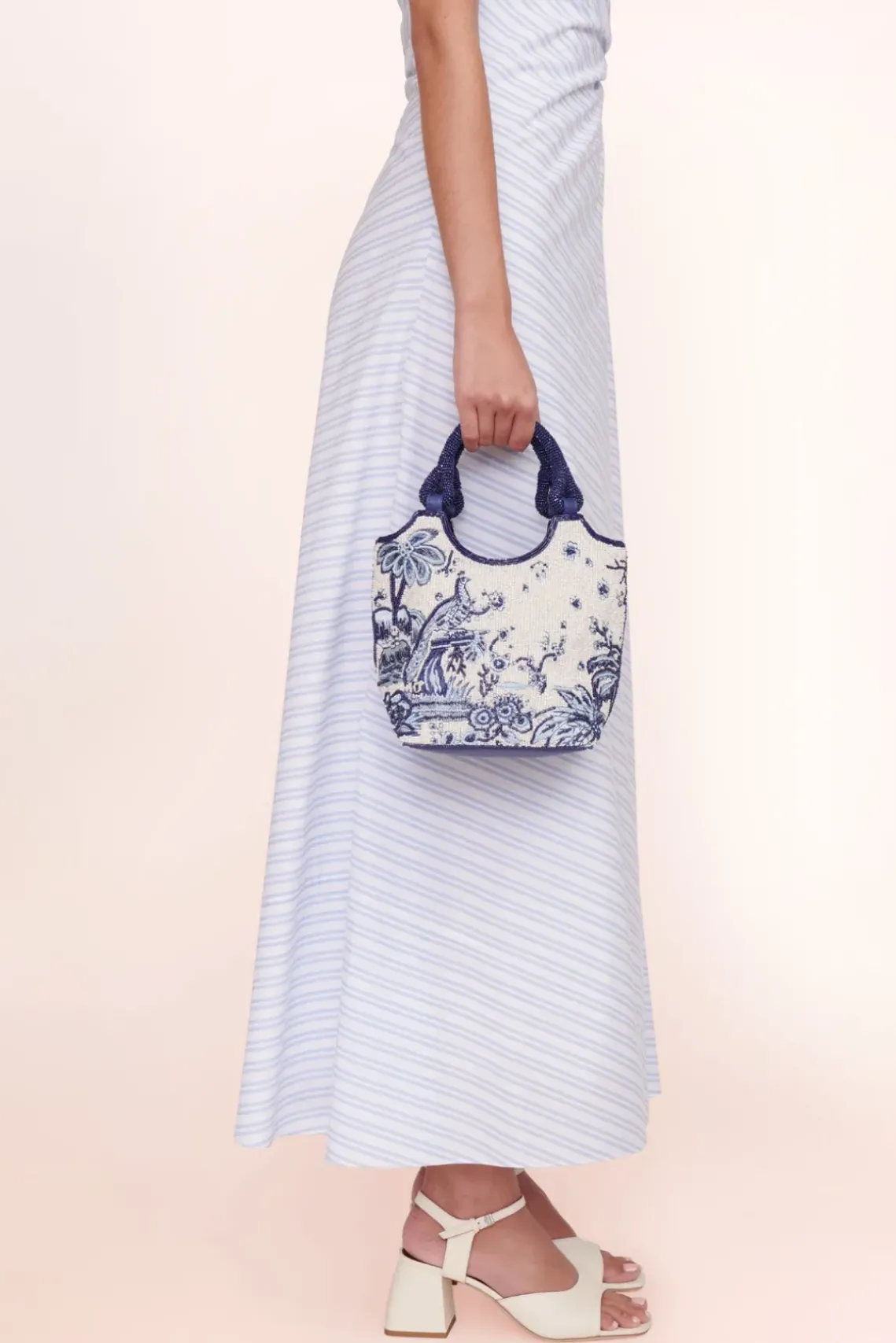 HANDBAGS STAUD - BEADED COTE BAG TOILE DE PUP