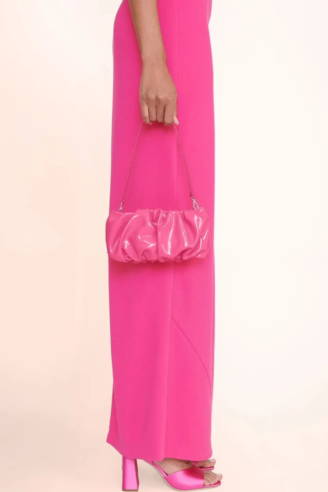 HANDBAGS STAUD - BEAN BAG PATENT BLOSSOM