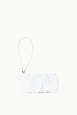 HANDBAGS STAUD - BEAN BAG PATENT WHITE