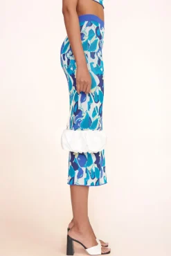 HANDBAGS STAUD - BEAN BAG PATENT WHITE