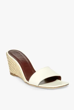 SHOES STAUD - BILLIE ESPADRILLE WEDGE NATURAL CREAM