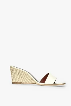 SHOES STAUD - BILLIE ESPADRILLE WEDGE NATURAL CREAM