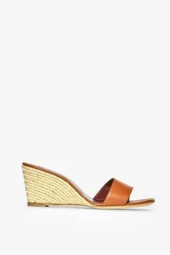 SHOES STAUD - BILLIE ESPADRILLE WEDGE NATURAL TAN