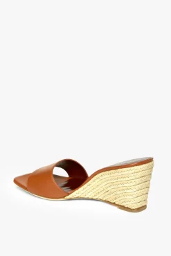 SHOES STAUD - BILLIE ESPADRILLE WEDGE NATURAL TAN