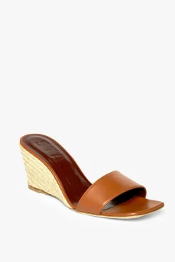 SHOES STAUD - BILLIE ESPADRILLE WEDGE NATURAL TAN