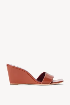 SHOES STAUD - BILLIE WEDGE TAN