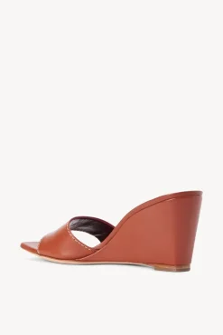 SHOES STAUD - BILLIE WEDGE TAN