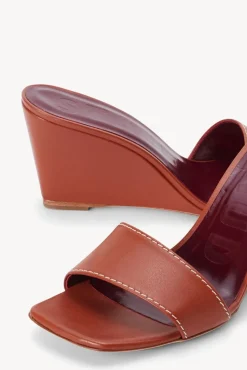 SHOES STAUD - BILLIE WEDGE TAN