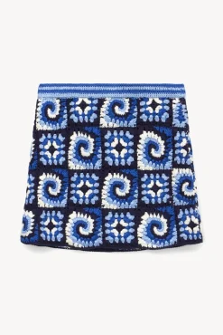 CLOTHING STAUD - BRAZING SKIRT ACID COBALT