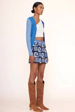 CLOTHING STAUD - BRAZING SKIRT ACID COBALT