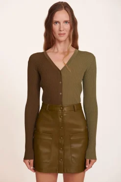 CLOTHING STAUD - CARGO SWEATER AVOCADO OLIVE