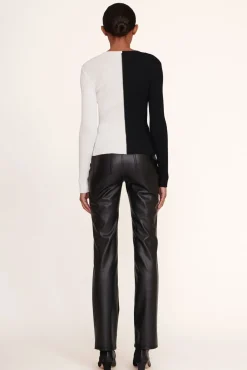 CLOTHING STAUD - CARGO SWEATER BLACK WHITE