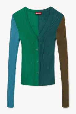 CLOTHING STAUD - CARGO SWEATER FERN MULTI