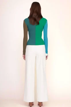 CLOTHING STAUD - CARGO SWEATER FERN MULTI